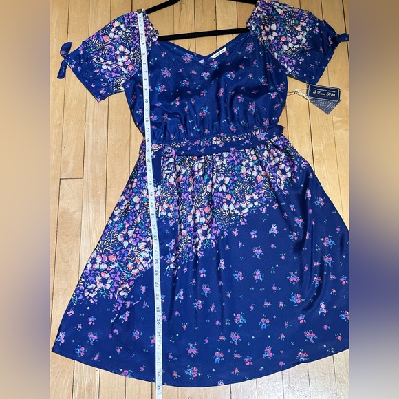 I Love H-81 (Forever 21) Floral Belted Dress Size S - Picture 11 of 11